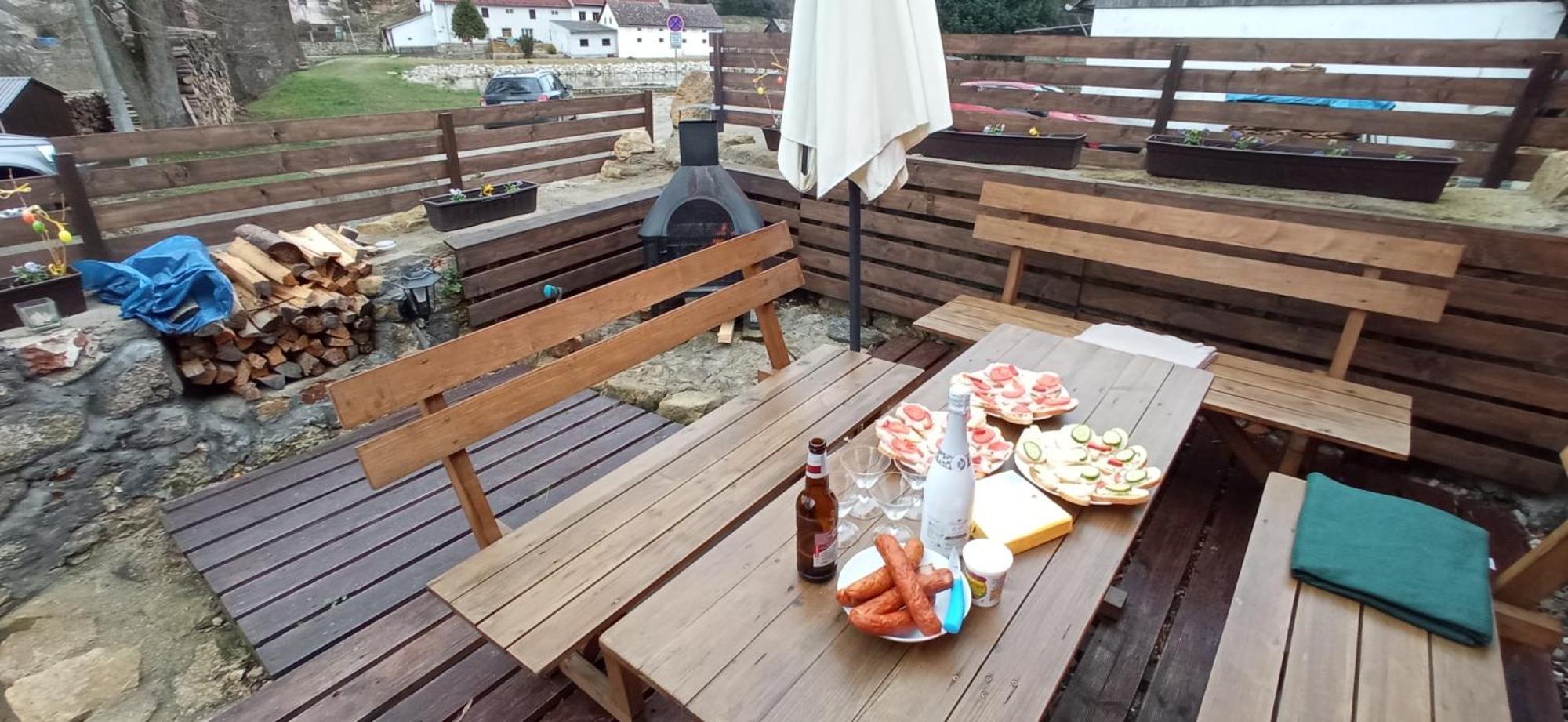 Chalupa Jahudka Kunžak Esterno foto